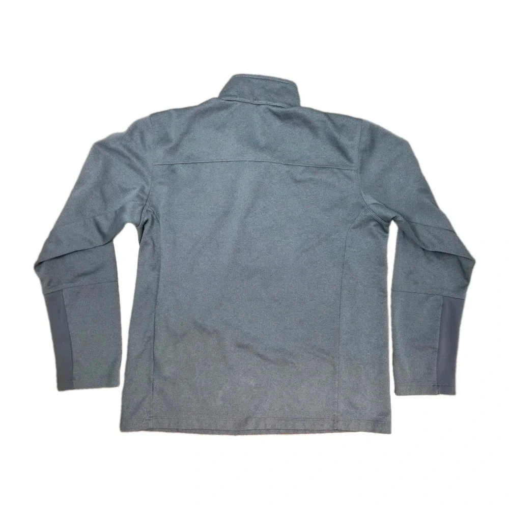 The North Face 1/2 Zip Pullover Zip Breast Pocket Fleece  Slate Blue  Mens  L